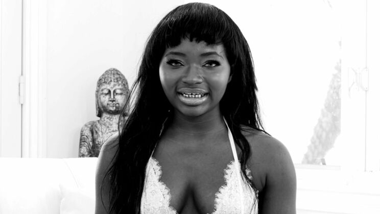 Noemie Bilas Gets Her Ebony On - BTS