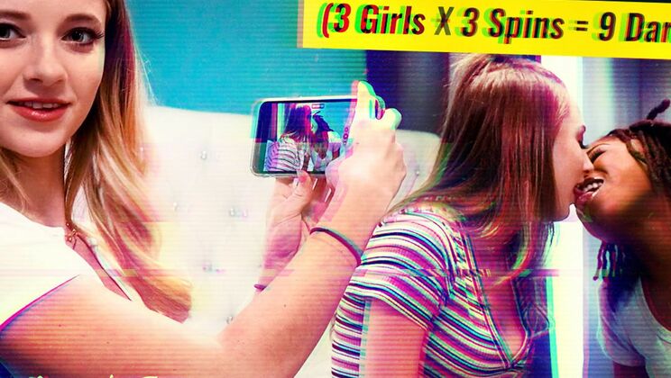 Dare Wheel Frenzy: 3 Girls, Big Dares, Small Tits & More