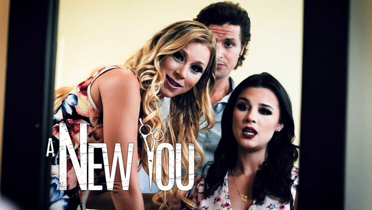 [PureTaboo] - Lesbian Fun for a New You: Threesome and Facial - Katie Morgan - Jay Romero - Kylie Rocket