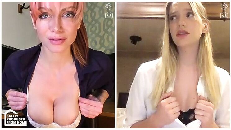 [Girlsway] - Lingerie Seduction: Lady Bosses at Work - Kenna James - Serene Siren