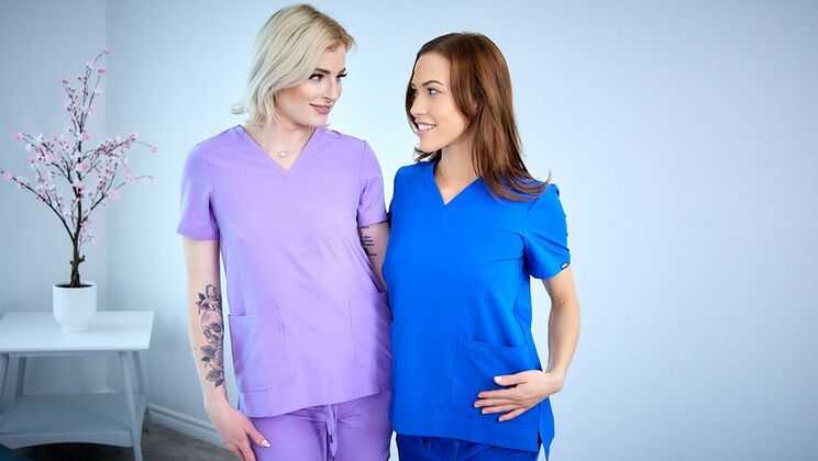 [AllGirlMassage] - Lesbian Massage with Diana and Hyley - Diana Grace - Hyley Winters