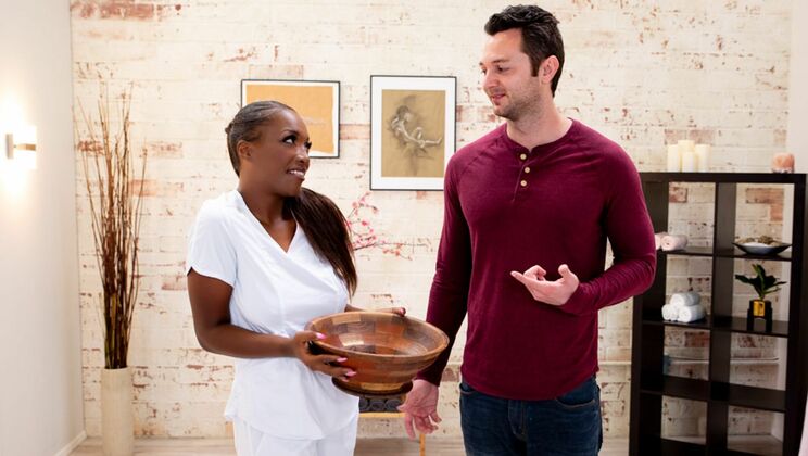 [NuruMassage] - Brad Sterling Fucks Daya Knight’s Shaved Pussy - Daya Knight - Brad Sterling