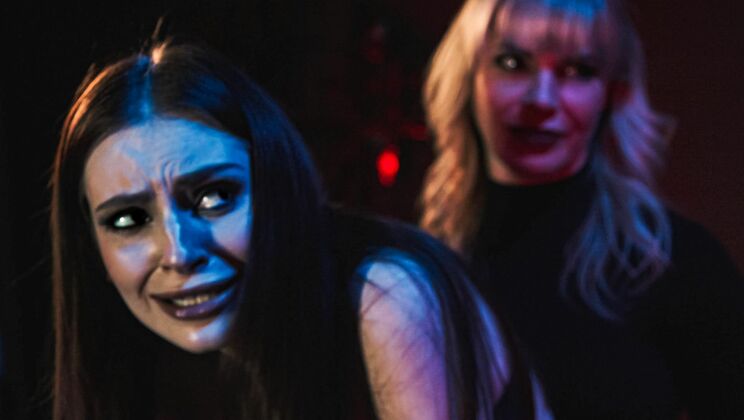 [PureTaboo] - Public Threesome - Blowjob, Facial & Small Tits Fun