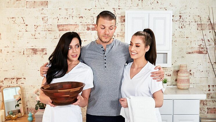 [NuruMassage] - Threesome Temptation: Codey Steele, Whitney Wright, and Spencer Bradley - Codey Steele - Whitney Wright - Spencer Bradley