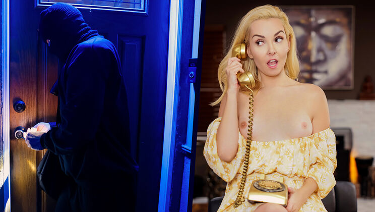 [MYLF] - Burglar Gets Fucked by MILF - Aaliyah Love - Clarke Kent