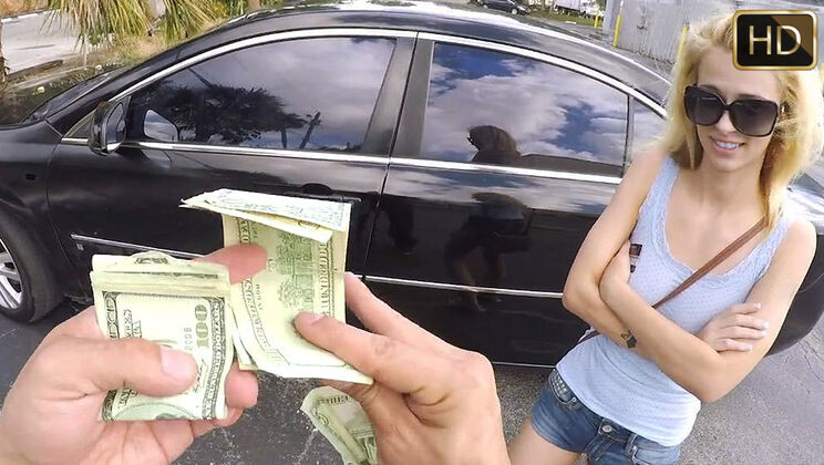 [TeensLoveMoney] - Teen Takes Cash For Public Sex - Bruno Dickemz - Lilli Dixon