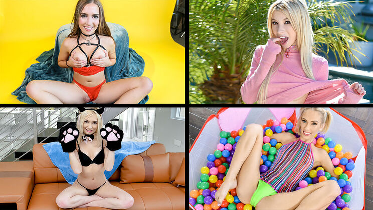 [TeamSkeetSelects] - Adorable Stars Get Together - Kenzie Reeves - Aria Carson - Bailey Base - Kimmy Kimm