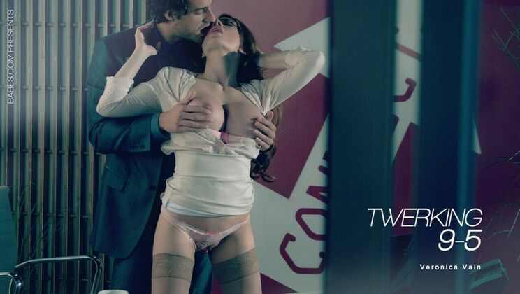 [Babes.com] - 9-5 Twerking Turns into Cum on Tits - Veronica Vain - Jay Smooth