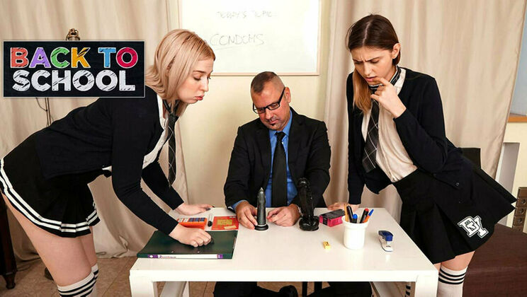 [ClubSweethearts] - Teenage Schoolgirls in Doggystyle Fuck