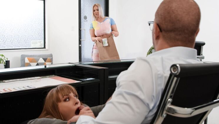 [Brazzers] - Gangbang Fun with a Horny Secretary - Xander Corvus - Angel Youngs - Jenna Starr