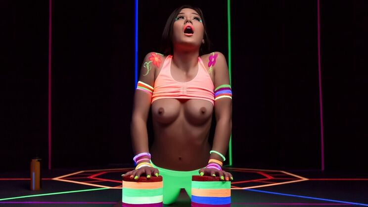 Glowing Fucking in the Dark Room