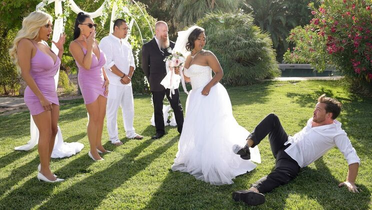 [Brazzers] - Big Titted Bride's Interracial Gangbang - Kyle Mason - Rita Daniels - Avery Jane