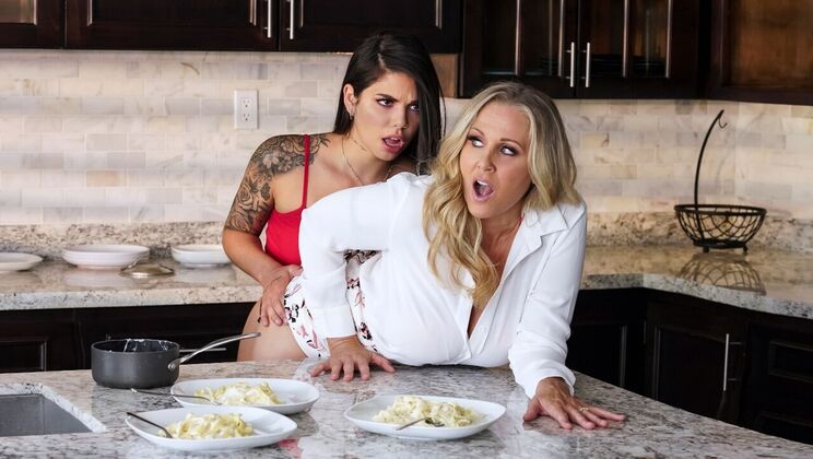 [Brazzers] - Cheating on Her with Gina - Gina Valentina - Julia Ann