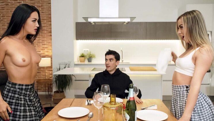 [Brazzers] - Threesome Frenzy with Desperate Dick - Jordi El Niño Polla - Anastasia Brokelyn - Zuzu Sweet