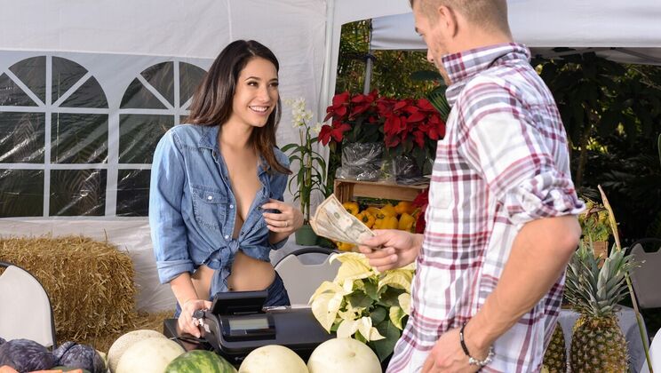 [Brazzers] - Asian Brunette's Cowgirl Ride