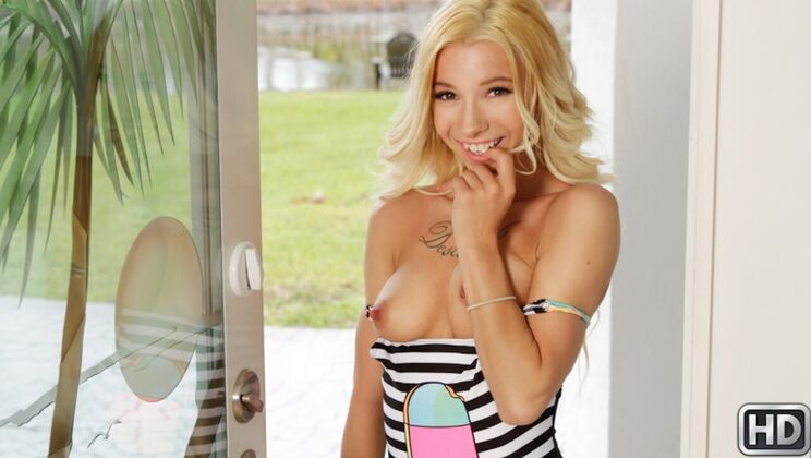 [CumFiesta] - Kenzie's Bikini Blowjob Session - Kenzie Reeves - Connor Kennedy