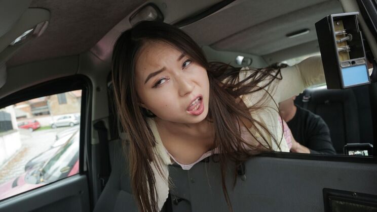 [FakeTaxi] - Amateur Outdoor Fucking with a Shaved Pussy - Yiming Curiosity