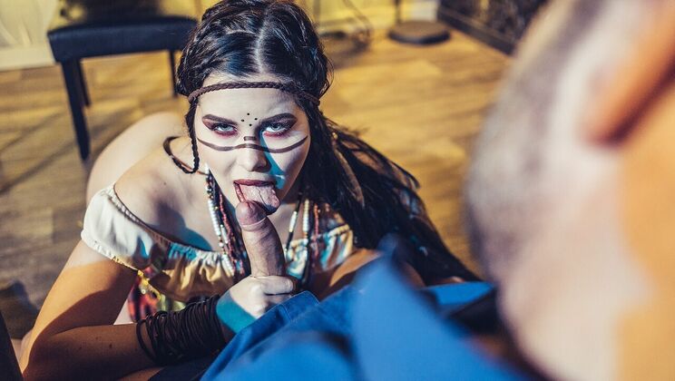 Standing Doggystyle with a Sexy Witch