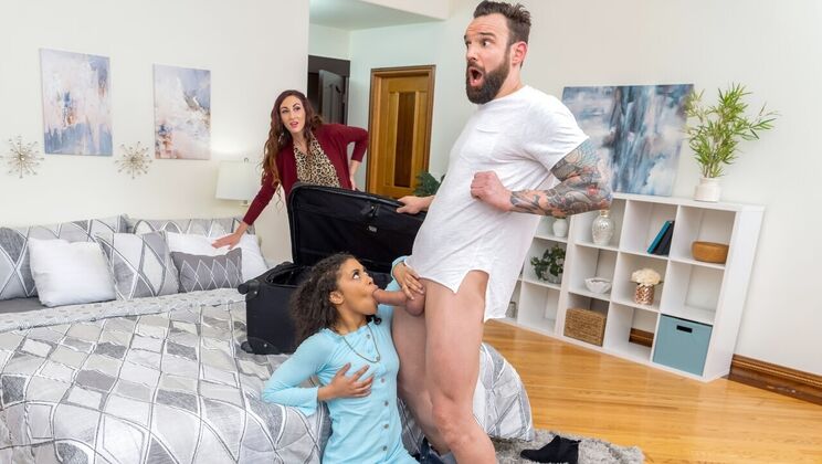 [RKPrime] - Reverse Cowgirl Fucks at Dinner - Alex Legend - Jeni Angel