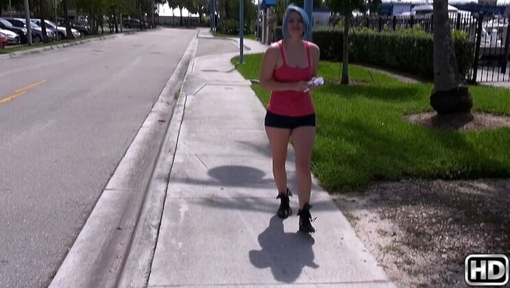 [StreetBlowJobs] - Teen Hotel Masturbation Adventure - Ava Steel - Bruno Dickens