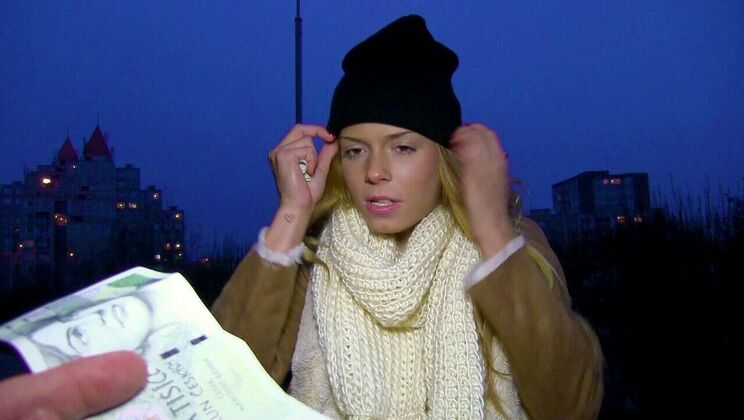 [PublicPickups] - Stranger Fucks a Blonde European Girl - Chrissy Fox