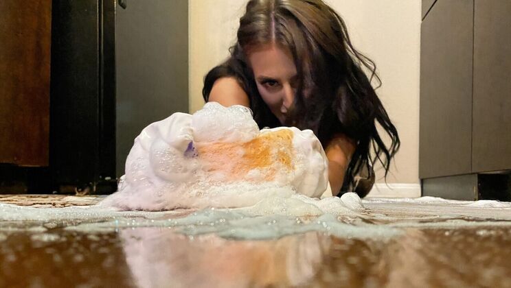 [RKPrime] - Brunette Maid's POV Blowjob and Cumshot - Aubree Valentine - Asher Valentine