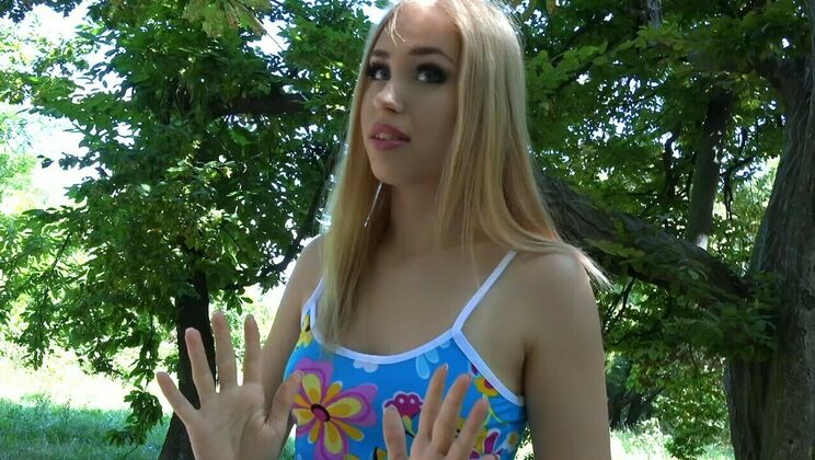 European Blonde Amateur's Naughty Video