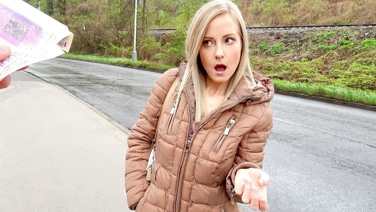 Sicilia Crane Gets Handjob in Public