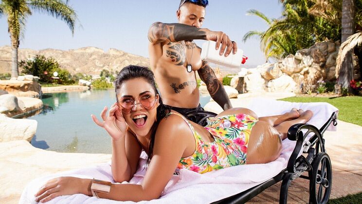 [MonsterCurves] - Short Hair Medium Tits Blowjob - Eddie Jaye - Monica Sage