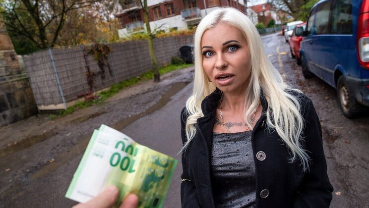 Pierced Blonde MILF Gets Fucked in Doggystyle