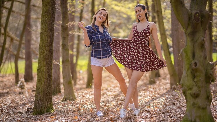 [Lesbea] - Latina and Friend Enjoy Trimmed Pussy Licking - Andreina DeLuxe - Josephine Jackson