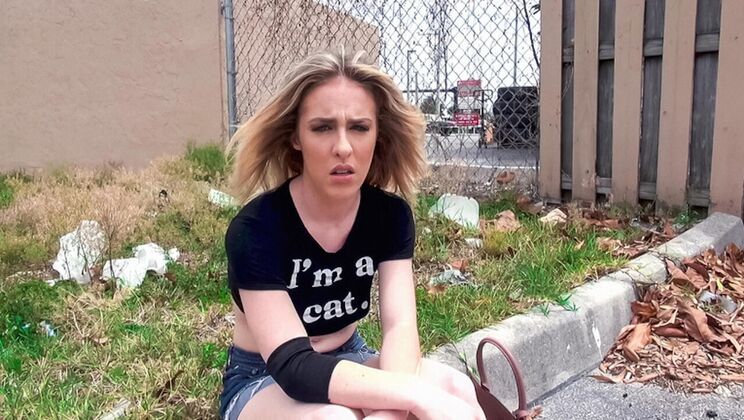 Amateur Facial in the Car