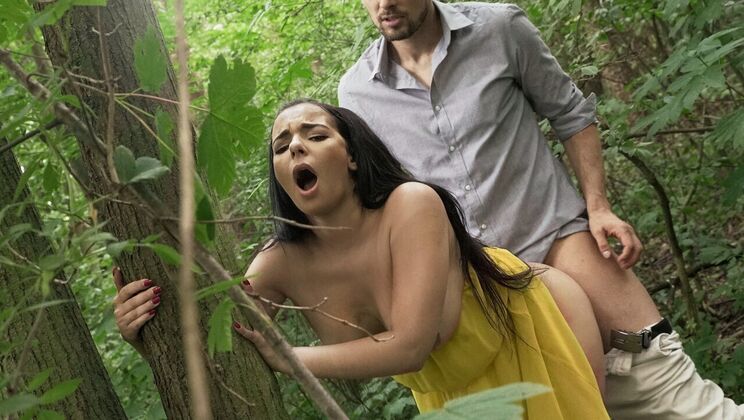 [DaneJones] - French Girl Outdoor Sex in a Short Dress