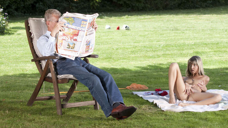 [Oldje] - Outdoor Fucking with Blonde Gina - Gina Gerson - Scott