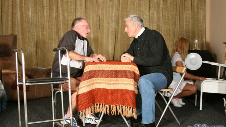 [Oldje] - Young Nurse with Big Tits Fucks Old Guy - John - Nikky Thorne