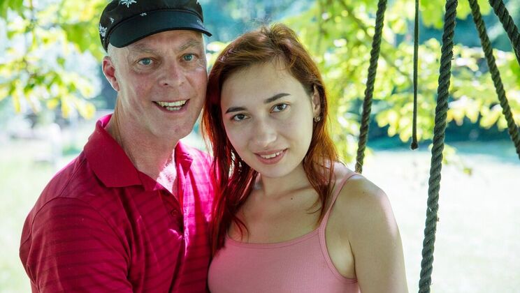 [Oldje] - Natural Tits Redhead Gets Fucked in Missionary