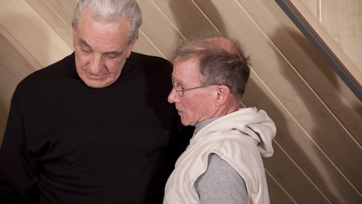 [Oldje] - Tiffany Fox Gets Fucked in All Positions by John and David - John - David - Tiffany Fox