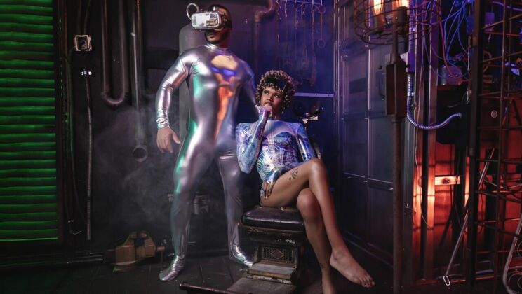 [TransAngels] - Natural Tits and Tattoo: Cloudy Vi's Style - Dillon Diaz - Cloudy Vi