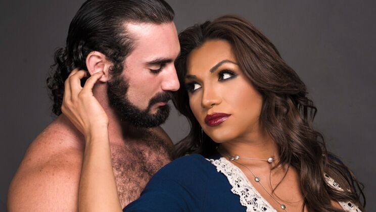 [TransSensual] - Rimming and Anal with Tattooed TS - Jessy Dubai - Jaxton Wheeler