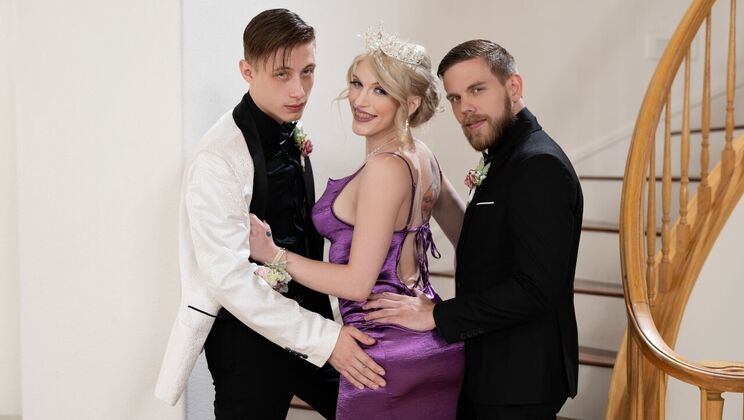 [TransAngels] - Prom Night Delight: Anal Action with Izzy Wilde - Steve Rickz - Cole Church - Izzy Wilde