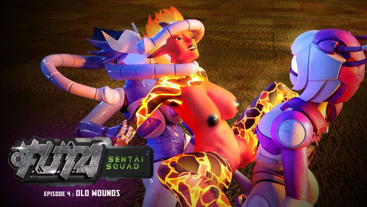 [F.U.T.A.SentaiSquad] - Double Penetration Futa Fun with Shemales - Aubrey Kate - Petra Blair