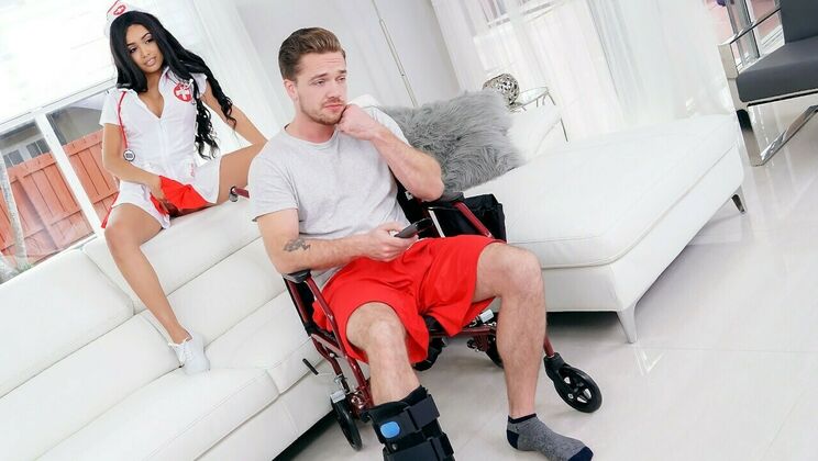 Nurse Gives Amazing Blowjob