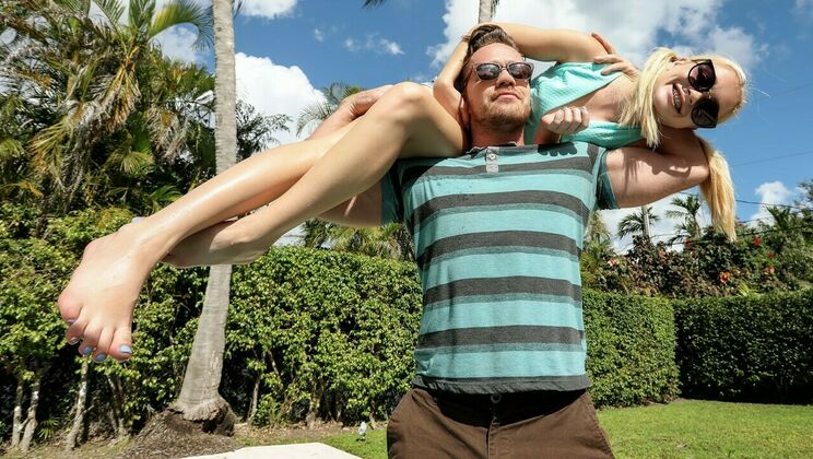 [Don'tBreakMe] - Blonde Babe Gets Reverse Cowgirl with Big Cock - Anastasia Knight - Kyle Mason