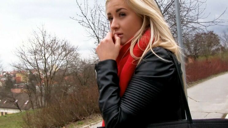 [PublicPickups] - Tiny Boobs Blonde European - Cayla Lyons