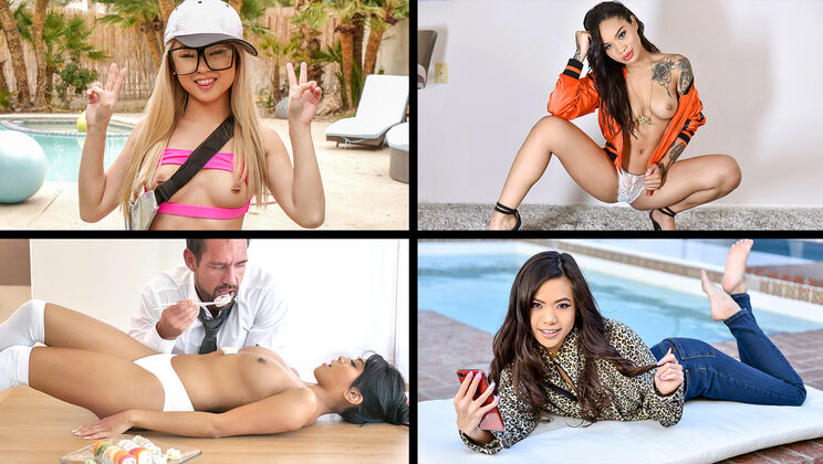 [TeamSkeetSelects] - Asian Girls Compilation - Vina Sky - Honey Gold - Ember Snow - Jasmine Grey - Lulu Chu - Kimmy Kim - Elle Lee
