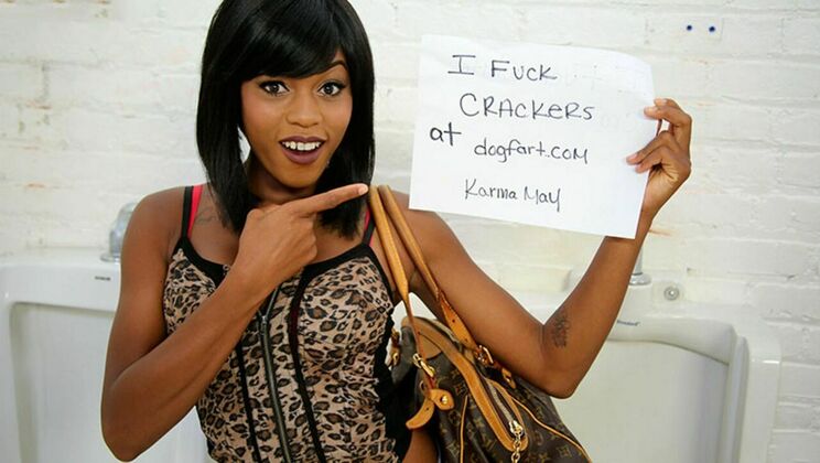 [GloryHoleInitiations] - Fetish with Shaved Ebony Karma May - Karma May