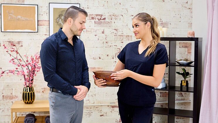 [NuruMassage] - Natural Tits and Confidence - Codey Steele - Gizelle Blanco