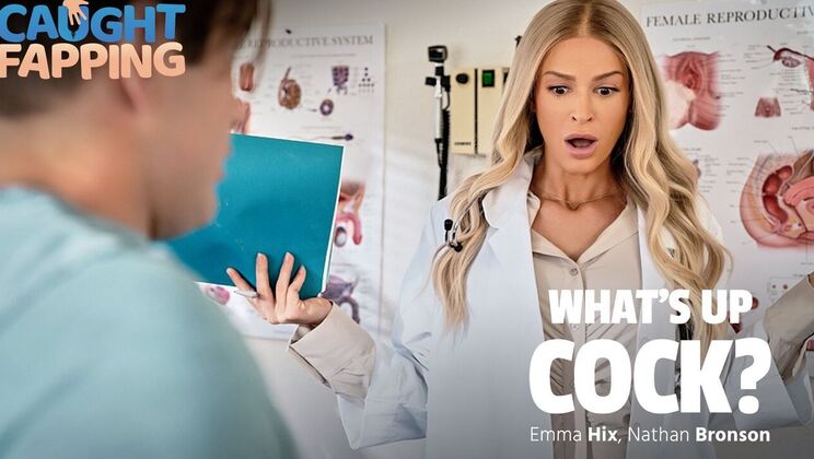 [CaughtFapping] - Pussy to Mouth Action with Emma Hix - Nathan Bronson - Emma Hix