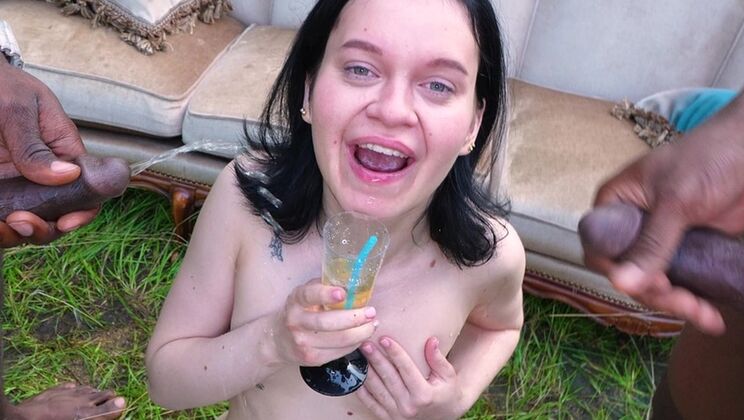 [ErikaKortiStudio] - Interracial DP and Pee for Skinny Teen with Big Black Cocks - Shadow - Eva Tender - Marica Shanti - Momo Lebons - Blade