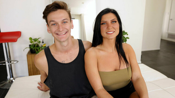 [HotGuysFuck] - Veena Violetta - Big Tits Teen Doggystyle with Roman Austin - Veena Violetta - Roman Austin